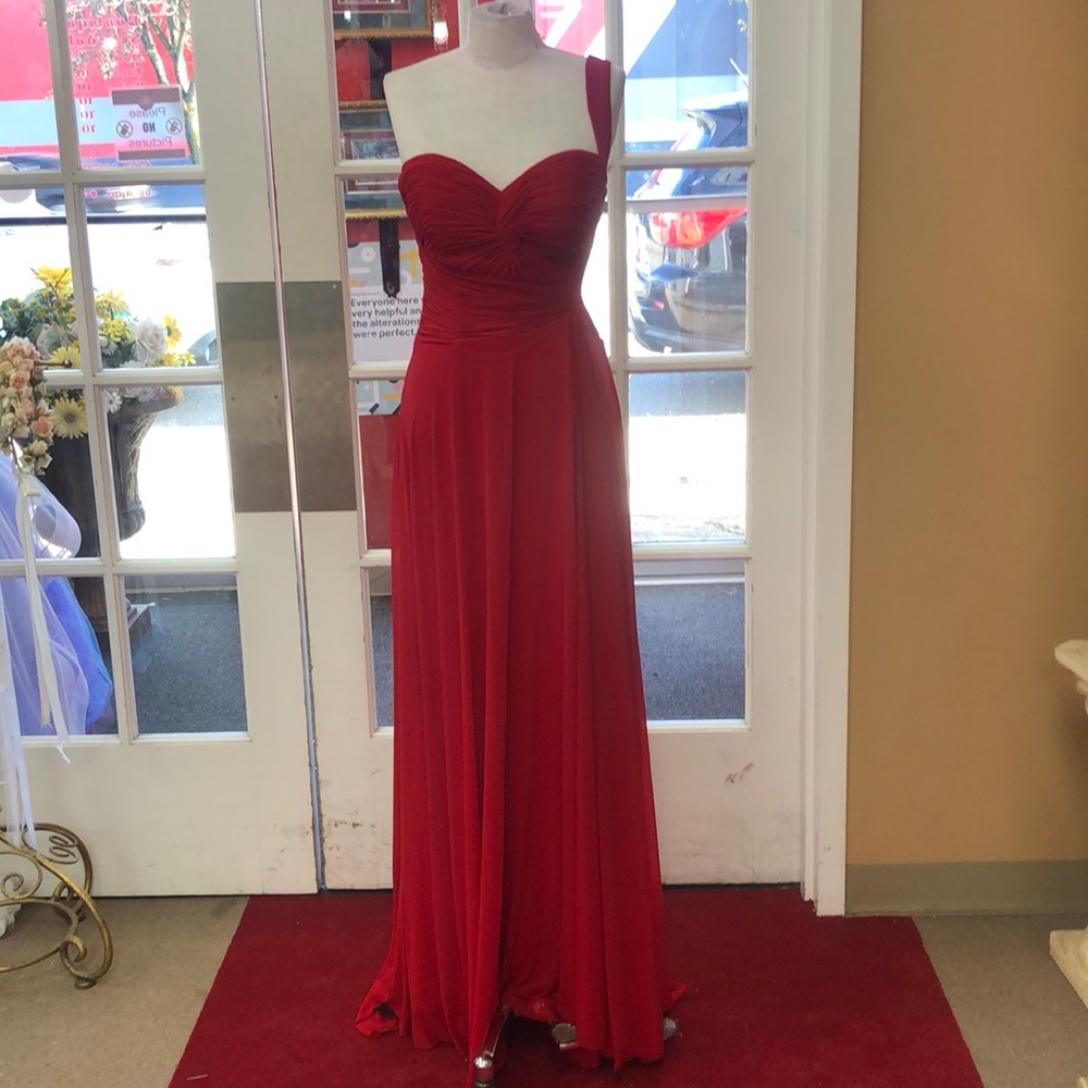 DAVE & JOHNNY ONE SHOULDER DRESS